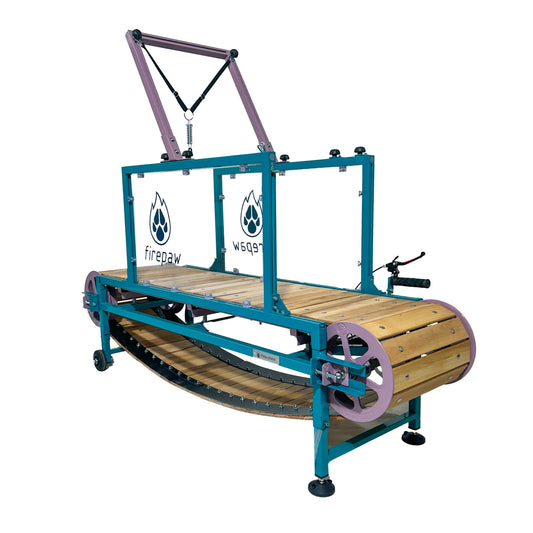 FirePaw Phoenix treadmill in a custom finish, ready for custom stickers — FirePaw, sold by Bestia Dog Sport